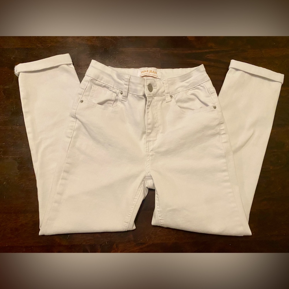 Wax Jean Sustainable White Denim